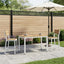 Sofabord Hvid 50 x 100,5 x 45 cm Massivt Akacietræ