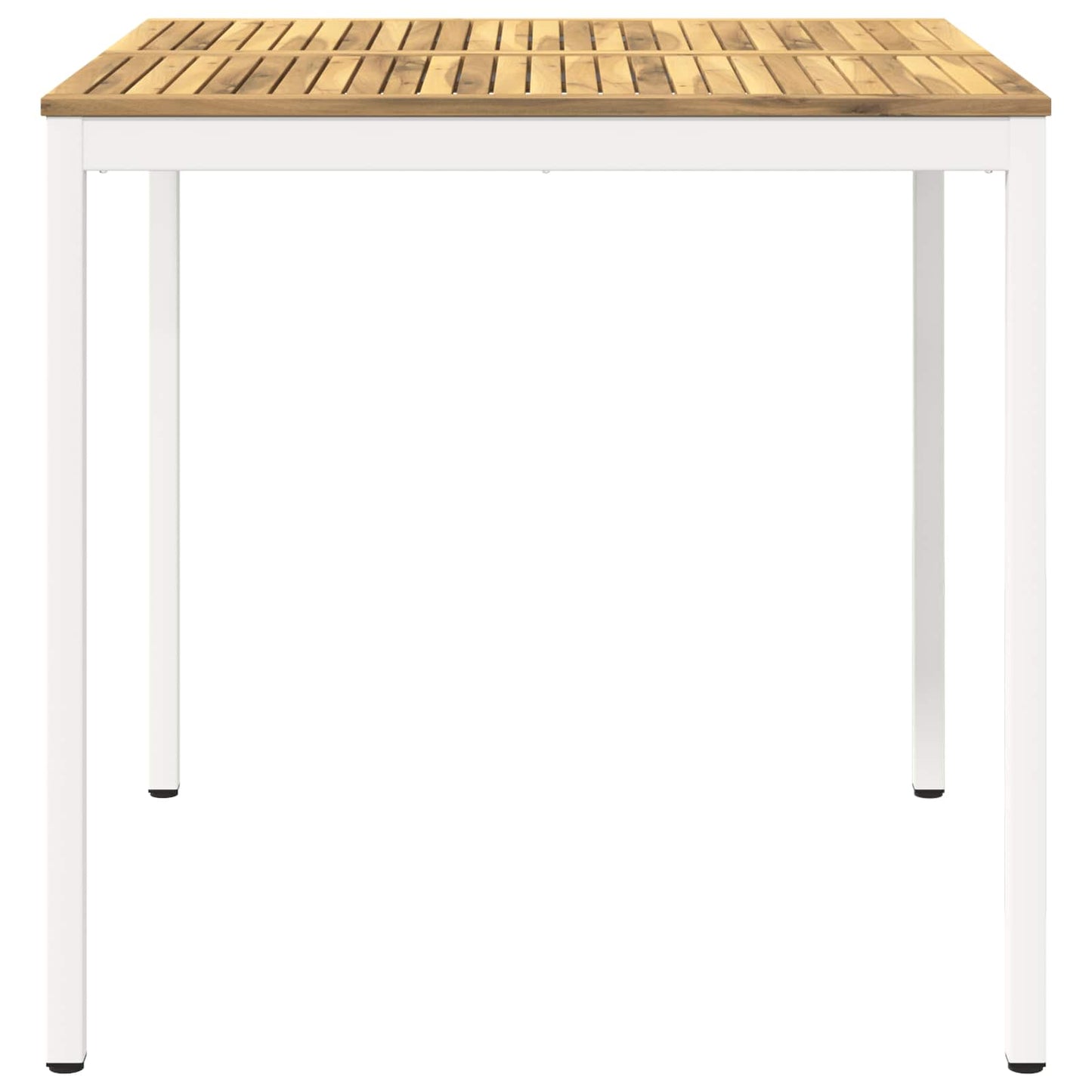 Have Bar Bord Hvid 110 x 108,5 x 105 cm Massivt Akacietræ