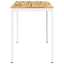 Have Bar Bord Hvid 141 x 80,5 x 105 cm Massivt Akacietræ