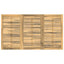 Have Bar Bord Hvid 141 x 80,5 x 105 cm Massivt Akacietræ