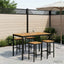 Have Bar Bord Hvid og sort 147 x 88,5 x 105 cm