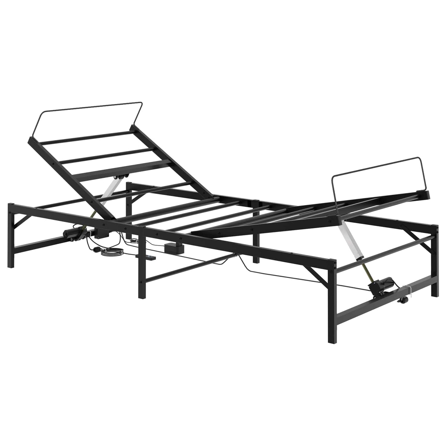 Elektrisk Justerbar Sengetramme Sort 90 x 190 cm Stål