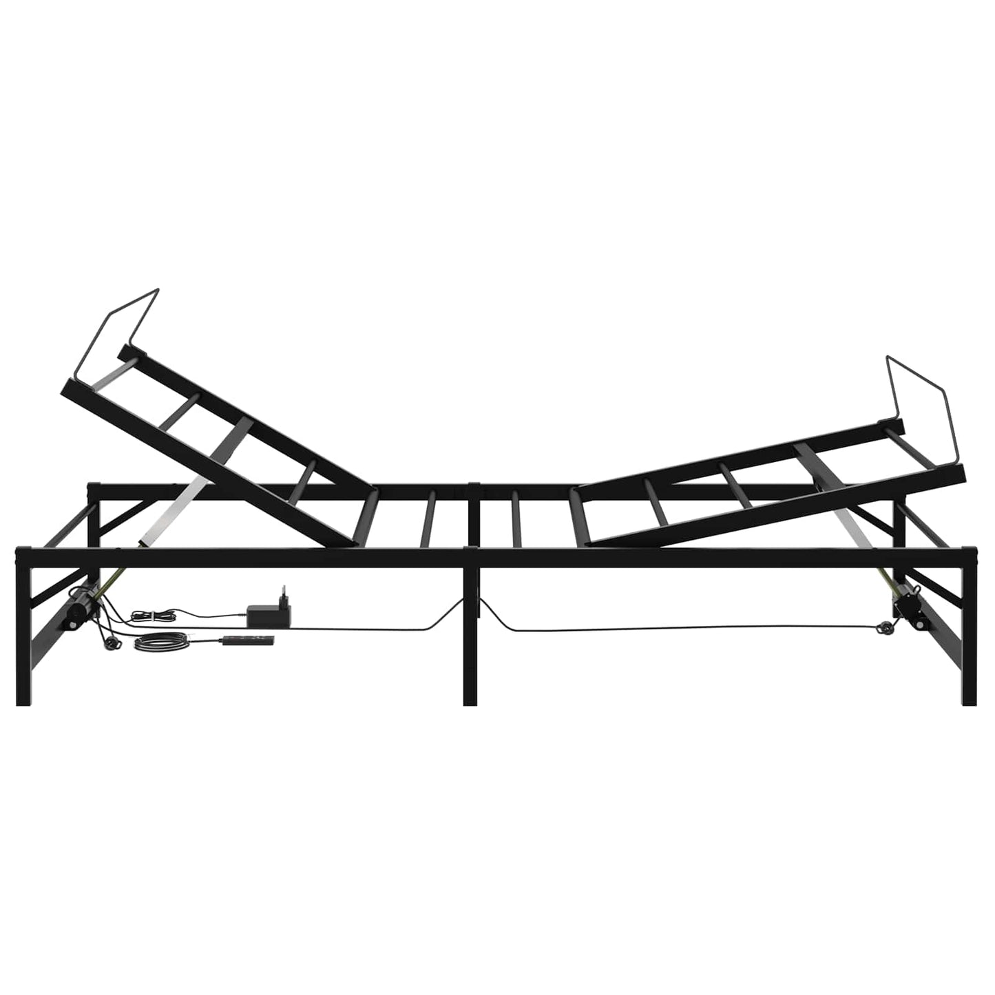 Elektrisk Justerbar Sengetramme Sort 90 x 190 cm Stål