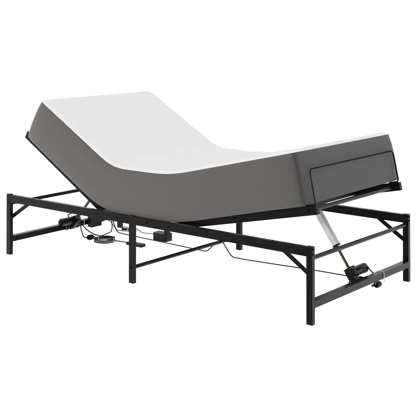 Elektrisk Justerbar Sengetramme Sort 100 x 190 cm Stål