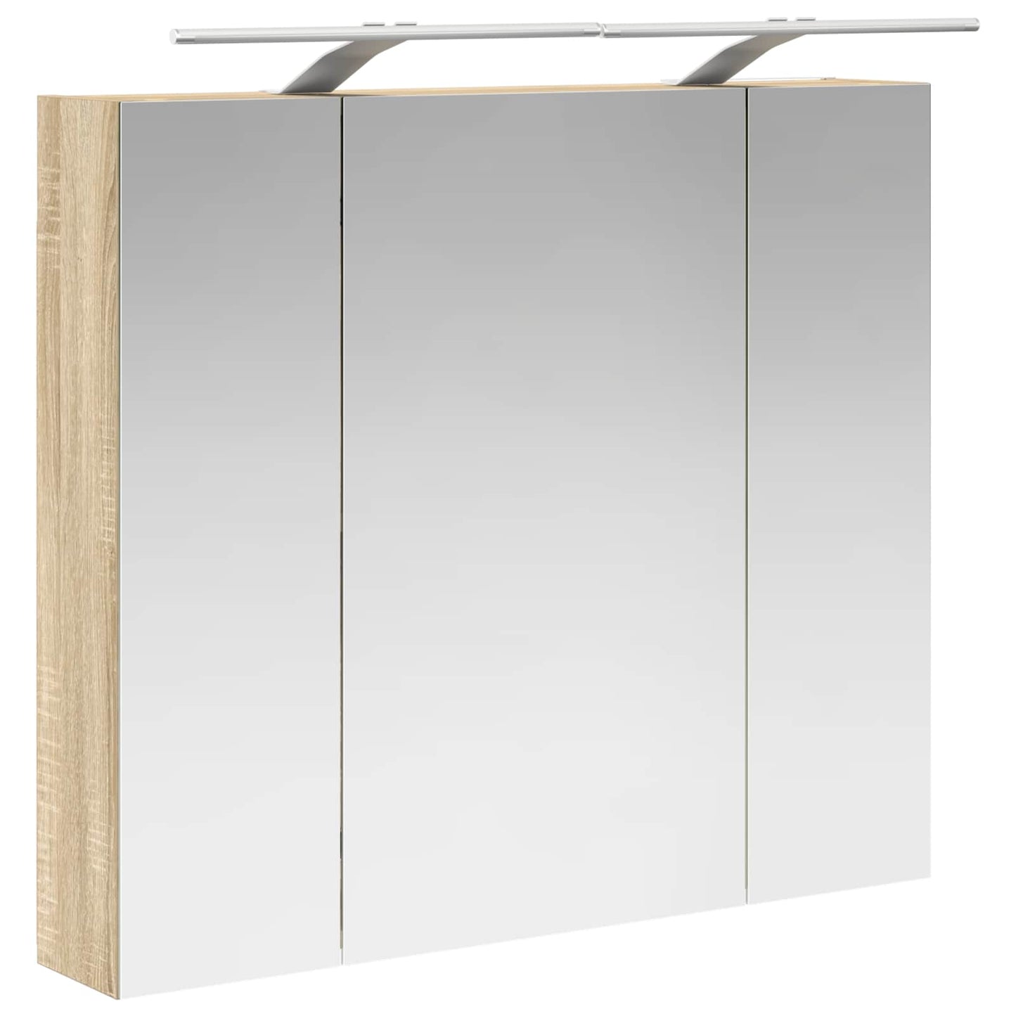 Badeværelsesspejlskab Sonoma eg 80 x 14.5 x 70 cm