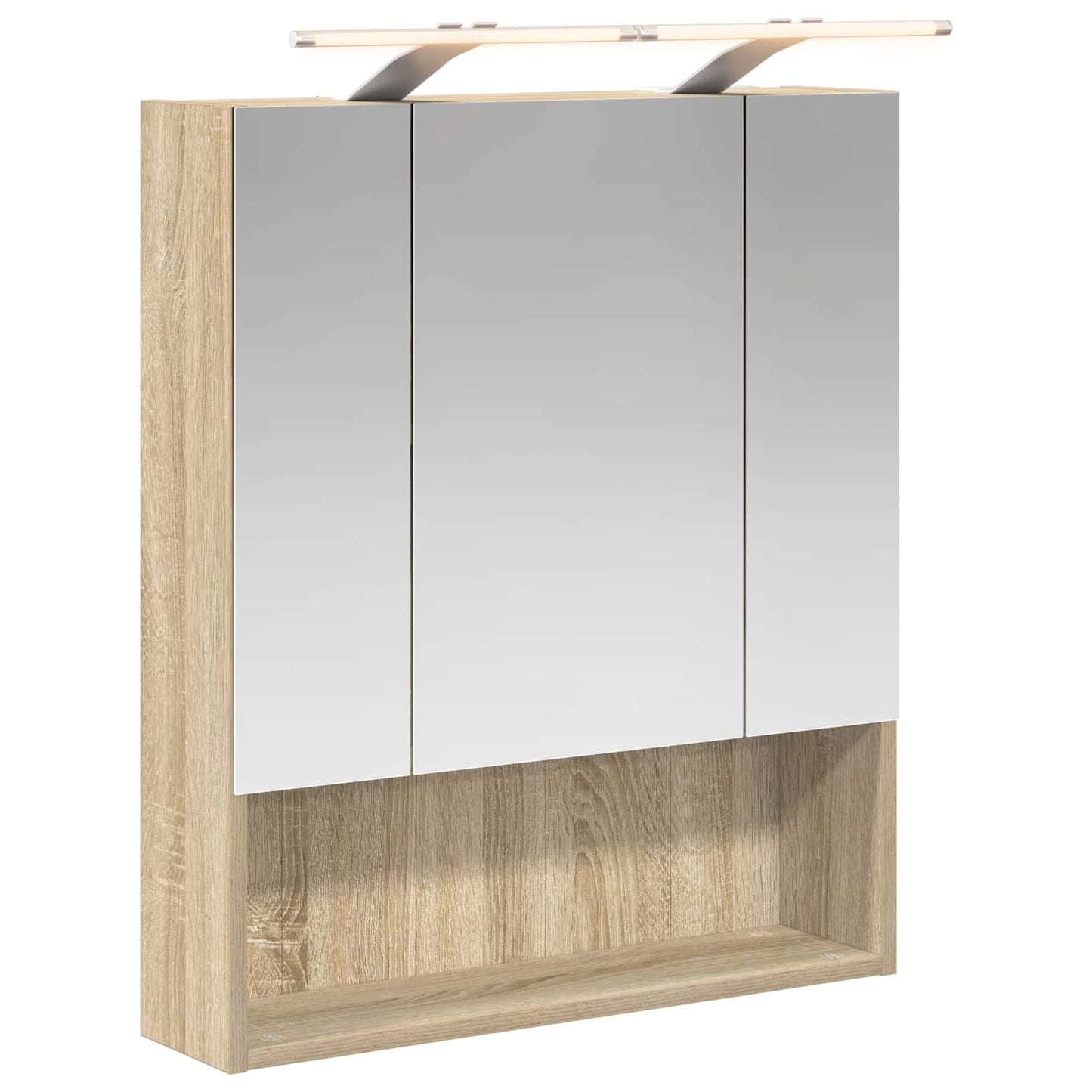 Badeværelsesspejlskab Sonoma eg 60 x 14.5 x 70 cm