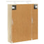 Badeværelsesspejlskab Sonoma eg 60 x 14.5 x 70 cm