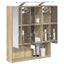 Badeværelsesspejlskab Sonoma eg 60 x 14.5 x 70 cm