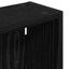 Badeværelsesvægskab Sort Eg 30 x 14 x 70 cm Konstrueret træ