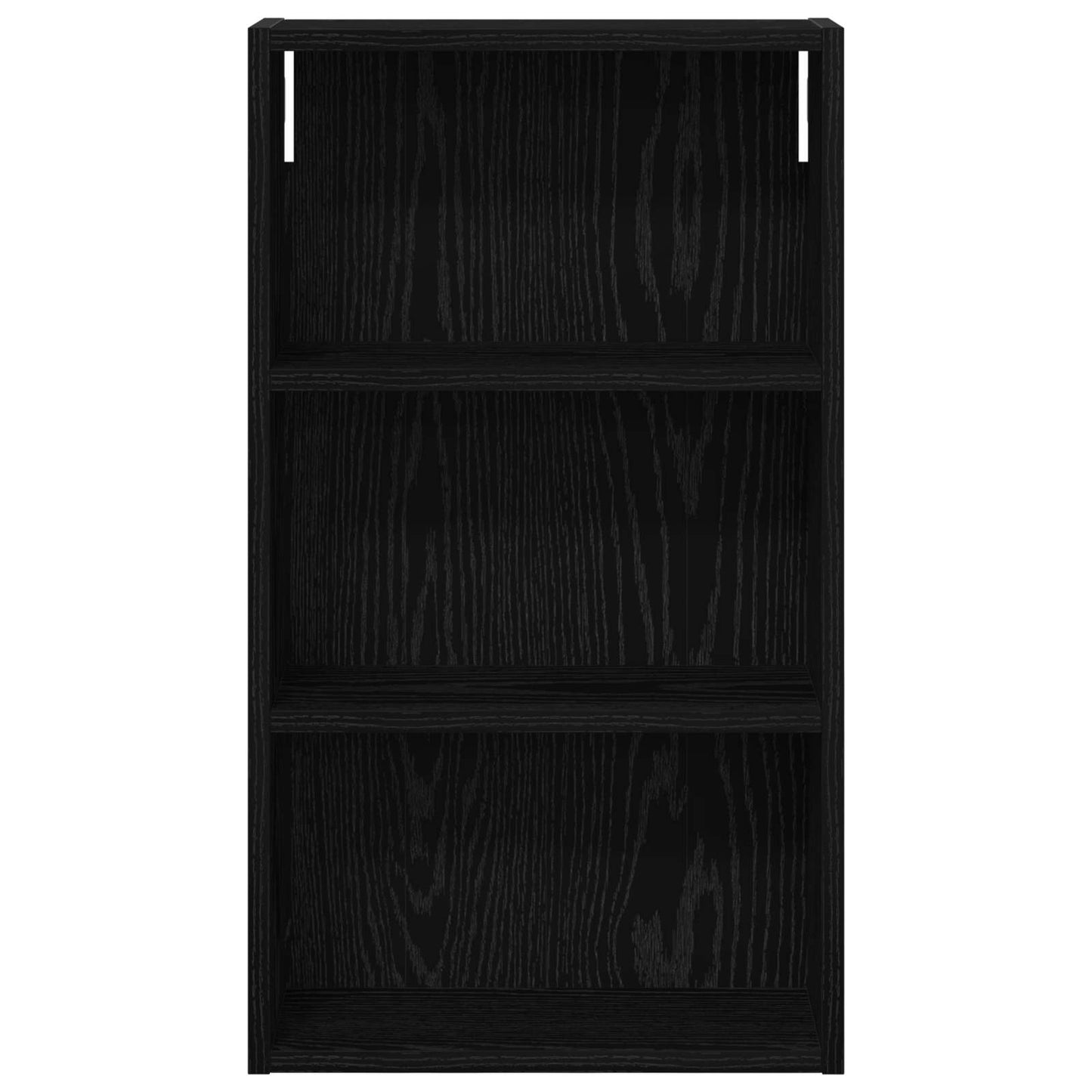 Badeværelsesvægskab Sort Eg 40 x 14 x 70 cm Konstrueret træ
