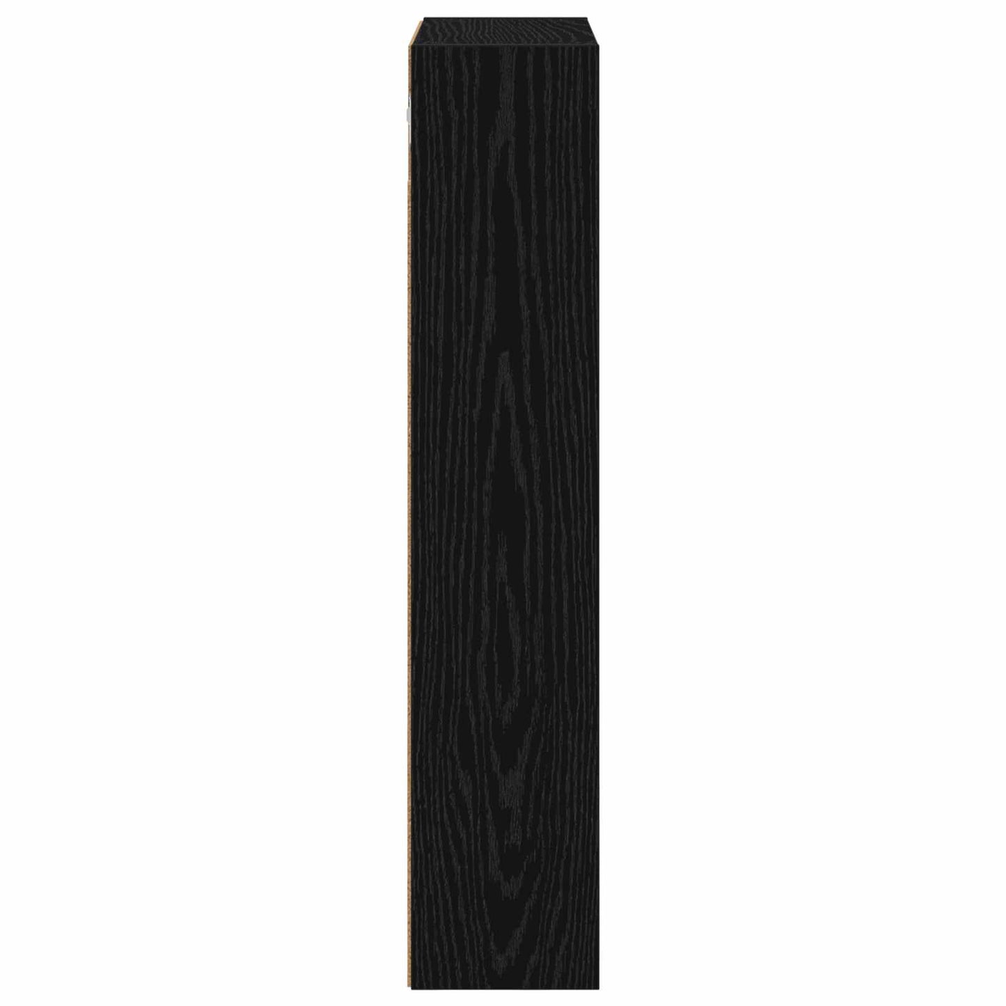 Badeværelsesvægskab Sort Eg 40 x 14 x 70 cm Konstrueret træ