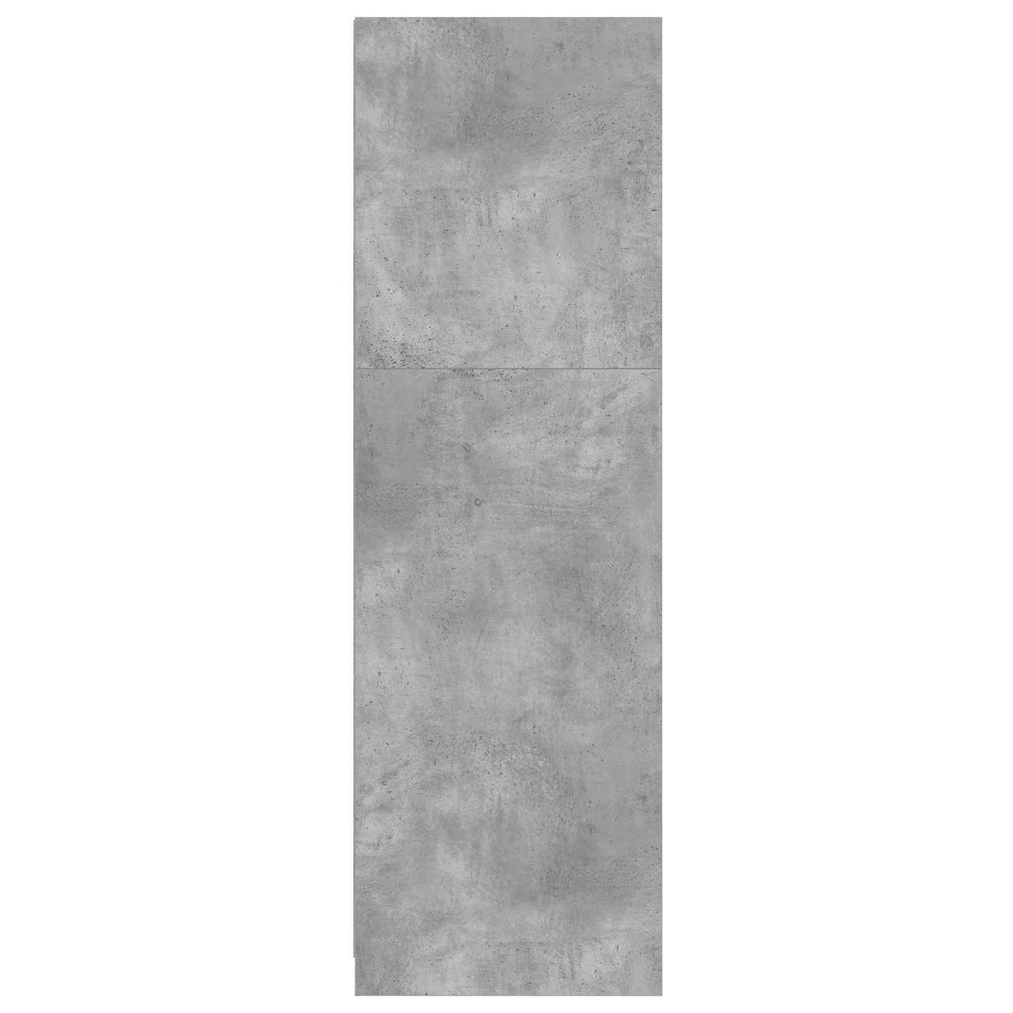 Garderobeskab BetonGrå 79,5 x 49 x 156 cm Konstrueret træ