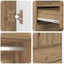 Garderobeskab Artisan Eg 79,5 x 49 x 156 cm Konstrueret træ