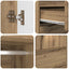 Garderobeskab Artisan Eg 79,5 x 49 x 156 cm Konstrueret træ