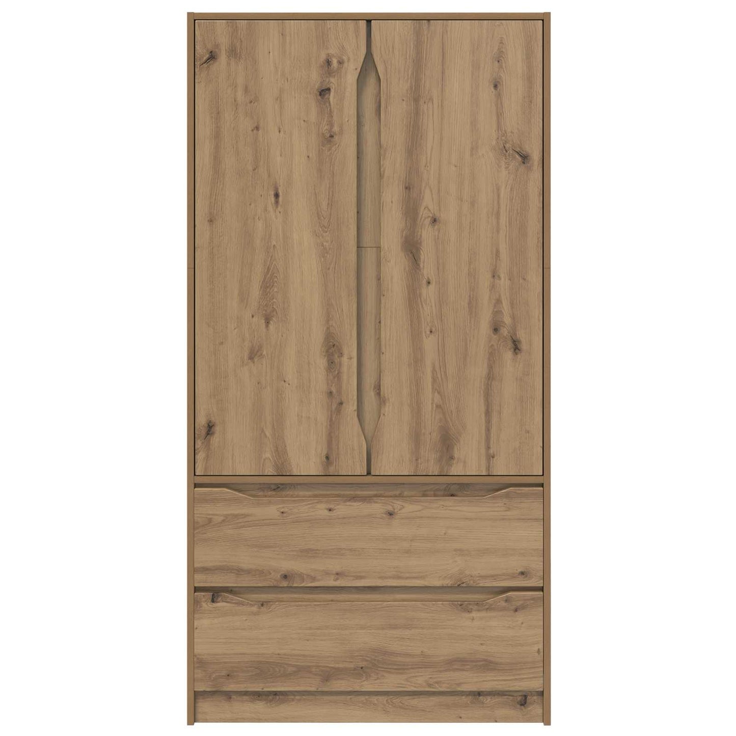 Garderobeskab Artisan Eg 79,5 x 49 x 156 cm Konstrueret træ