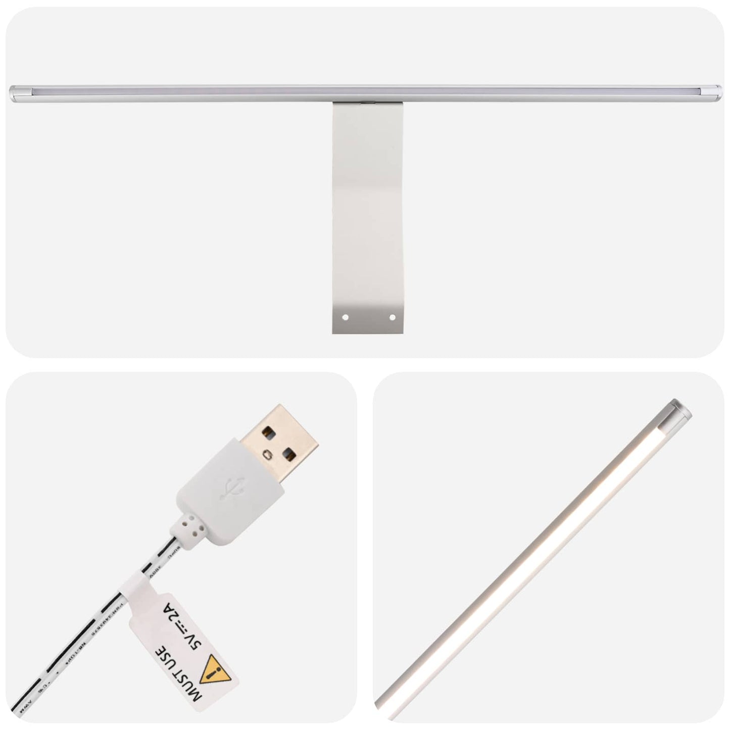 Badeværelsesmøbel sæt 4 stk. Hvid Konstrueret træ og glas