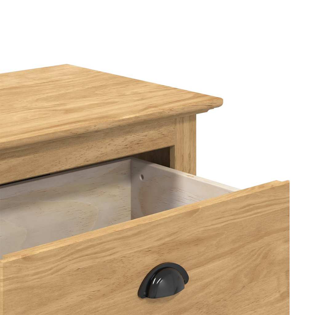 Garderobebænk BODO Honningbrun 118 x 40 x 50 cm Konstrueret træ