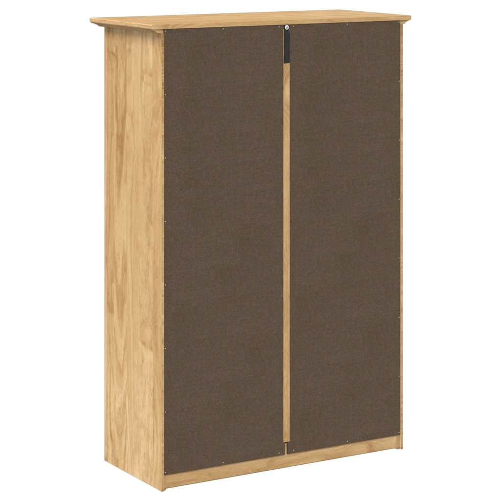 Skostativ BODO Honningbrun 80 x 35 x 118 cm Konstrueret træ