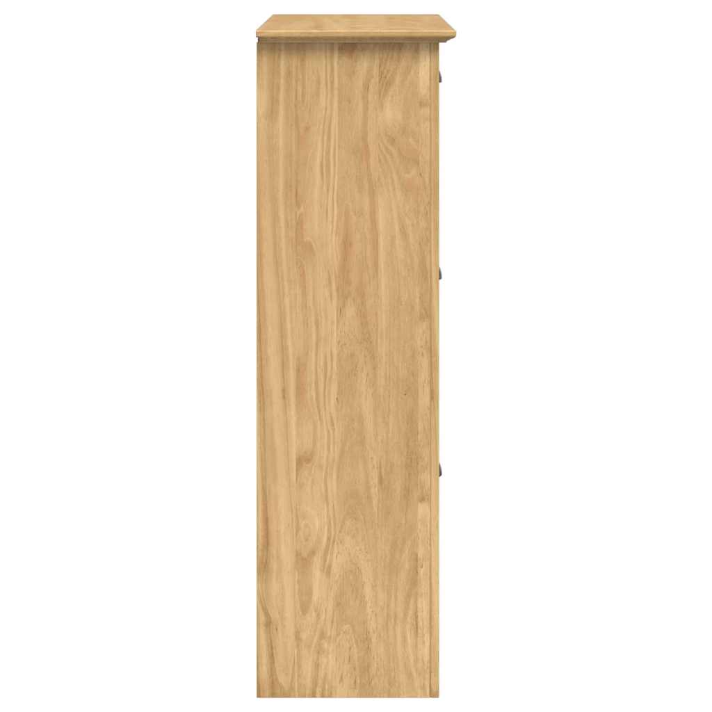 Skostativ BODO Honningbrun 80 x 35 x 118 cm Konstrueret træ