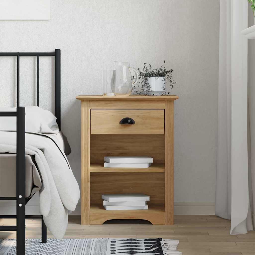 Natskab BODO Honningbrun 53 x 38,5 x 67 cm Konstrueret træ billede