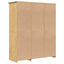 Garderobeskab med dør BODO Honningbrun 146 x 53,5 x 173 cm