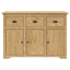 Sideboard BODO Honningbrun 115,5 x 44 x 80 cm Konstrueret træ