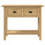 Konsolbord BODO Honningbrun 91 x 34.7 x 74 cm Konstrueret træ