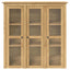 Skab med Glasdøre BODO Honningbrun 115,5 x 38,5 x 117,7 cm