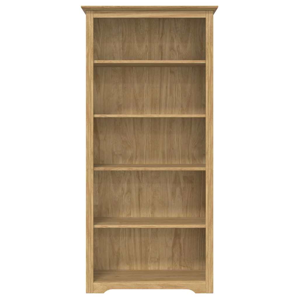 Bogreol BODO Honningbrun 82 x 40 x 173 cm Konstrueret træ