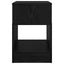 Endebord 2 stk. Sort eg 30,5 x 30 x 45 cm Konstrueret træ