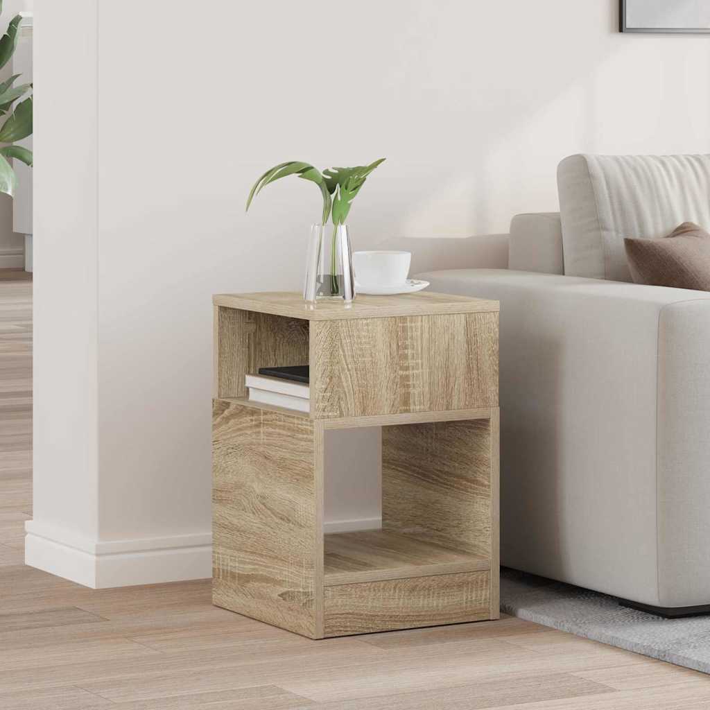Endebord Sonoma eg 30,5 x 30 x 45 cm Konstrueret træ