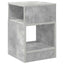 Endebord 2 stk. Beton Grå 30,5 x 30 x 45 cm Konstrueret træ