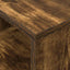 Endebord 2 stk. Røget eg 30,5 x 30 x 45 cm Konstrueret træ