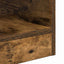 Endebord 2 stk. Røget eg 30,5 x 30 x 45 cm Konstrueret træ