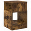 Endebord 2 pcs Røget eg 30,5 x 30 x 45 cm Konstrueret træ
