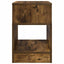 Endebord 2 stk. Røget eg 30,5 x 30 x 45 cm Konstrueret træ