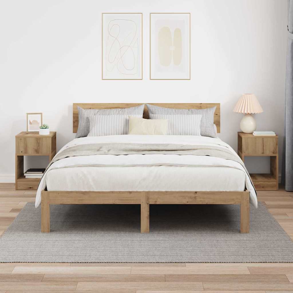 Endebord 2 stk. Artisan Egetræ 30,5 x 30 x 45 cm