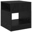 Endebord 2 pcs Sort eg 40,5 x 40 x 45 cm Konstrueret træ