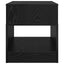 Endebord 2 stk. Sort eg 40,5 x 40 x 45 cm Konstrueret træ