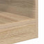 Endebord 2 pcs Sonoma eg 40,5 x 40 x 45 cm Konstrueret træ