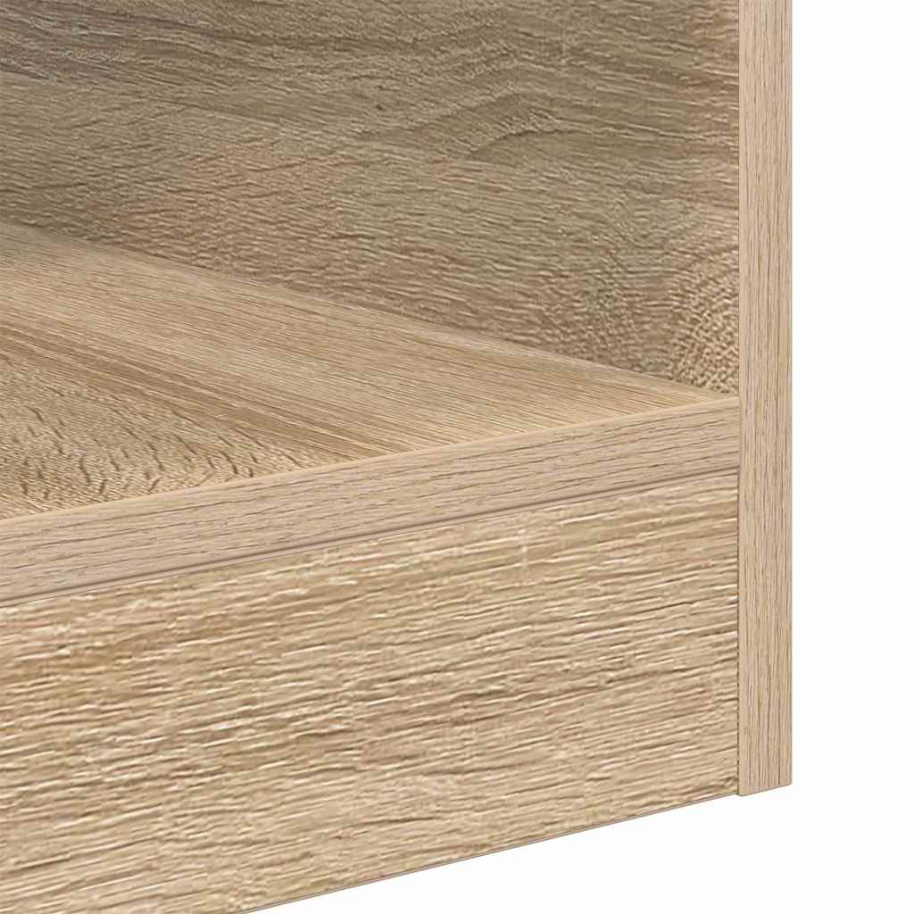 Endebord 2 stk. Sonoma eg 40,5 x 40 x 45 cm Konstrueret træ
