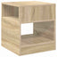 Endebord 2 stk. Sonoma eg 40,5 x 40 x 45 cm Konstrueret træ