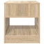Endebord 2 stk. Sonoma eg 40,5 x 40 x 45 cm Konstrueret træ