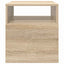 Endebord 2 stk. Sonoma eg 40,5 x 40 x 45 cm Konstrueret træ