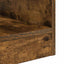 Endebord 2 pcs Røget eg 40,5 x 40 x 45 cm Konstrueret træ