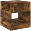Endebord 2 pcs Røget eg 40,5 x 40 x 45 cm Konstrueret træ