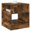Endebord 2 pcs Røget eg 40,5 x 40 x 45 cm Konstrueret træ