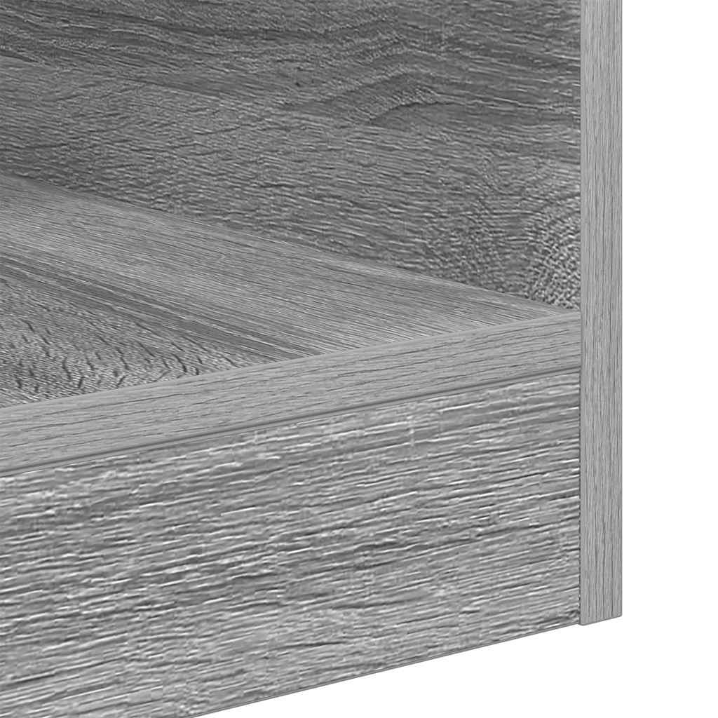 Endebord 2 pcs Grå Sonoma 40,5 x 40 x 45 cm Konstrueret træ