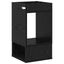 Endebord Sort eg 30 x 30 x 56 cm Konstrueret træ