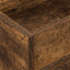 Endebord Røget eg 30 x 30 x 56 cm Konstrueret træ